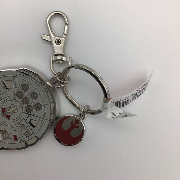 Disney Star Wars Keychain Millennium Falcon The Resistance Disney Parks Key Ring - Picture 5 of 6